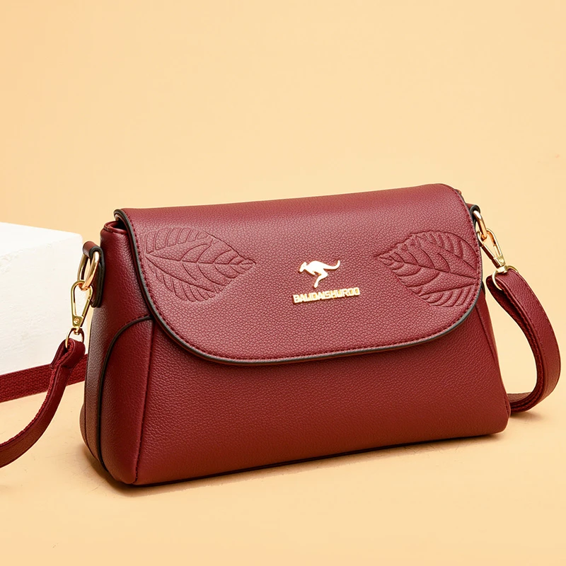 包包新款中老年妈妈包单肩包时尚休闲大气百搭斜挎包女士包包1616