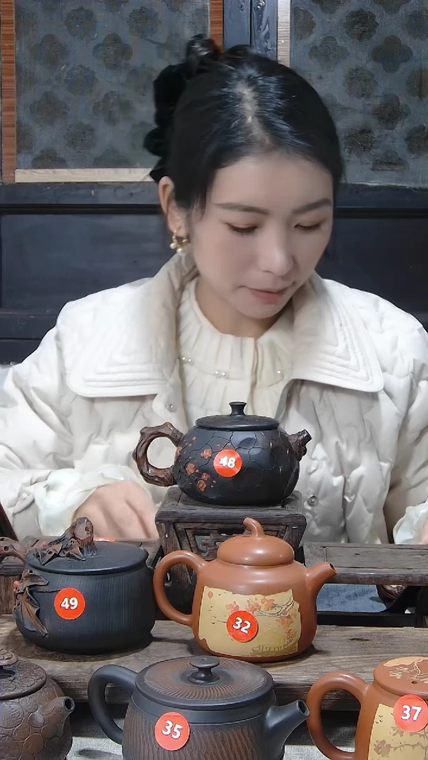 【闪购商品】陶瓷全品根艺梅花编号48号