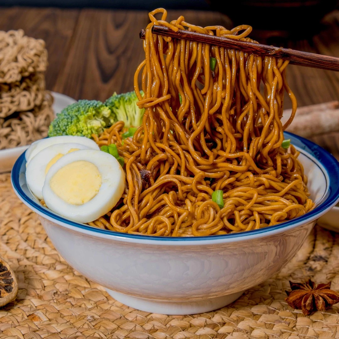 【整箱批发】非油炸荞麦葱食用油拌面美味免煮即食夜宵饱腹葱香方便