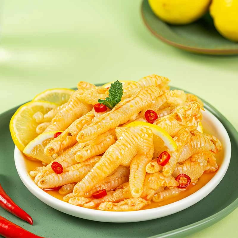 无骨鸡爪柠檬酸辣网红爆款罐装脱骨即食大份量休闲好零食去骨凤爪
