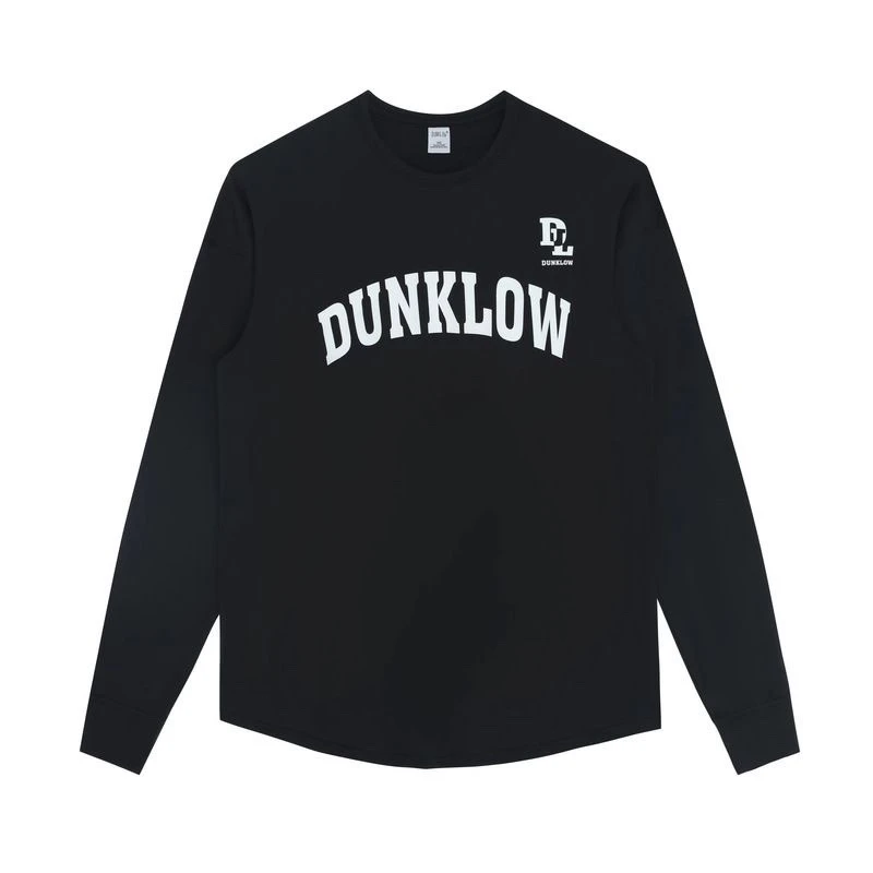 DUNKLOW美式速干长袖投篮服透气宽松运动排汗弹力美式高弹健身T恤