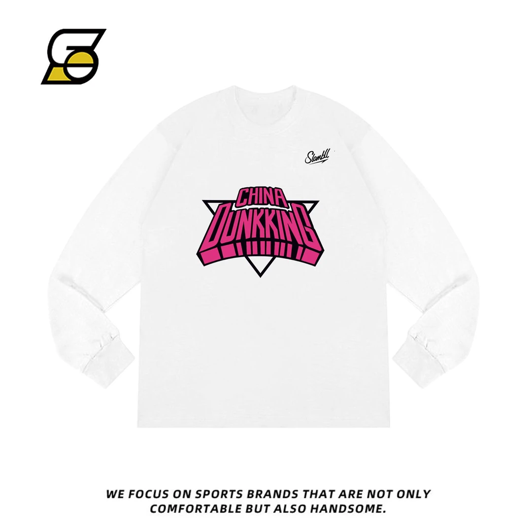SLAMBLL DK联名美式篮球长袖运动毛圈棉训练服投篮服打底衫体恤