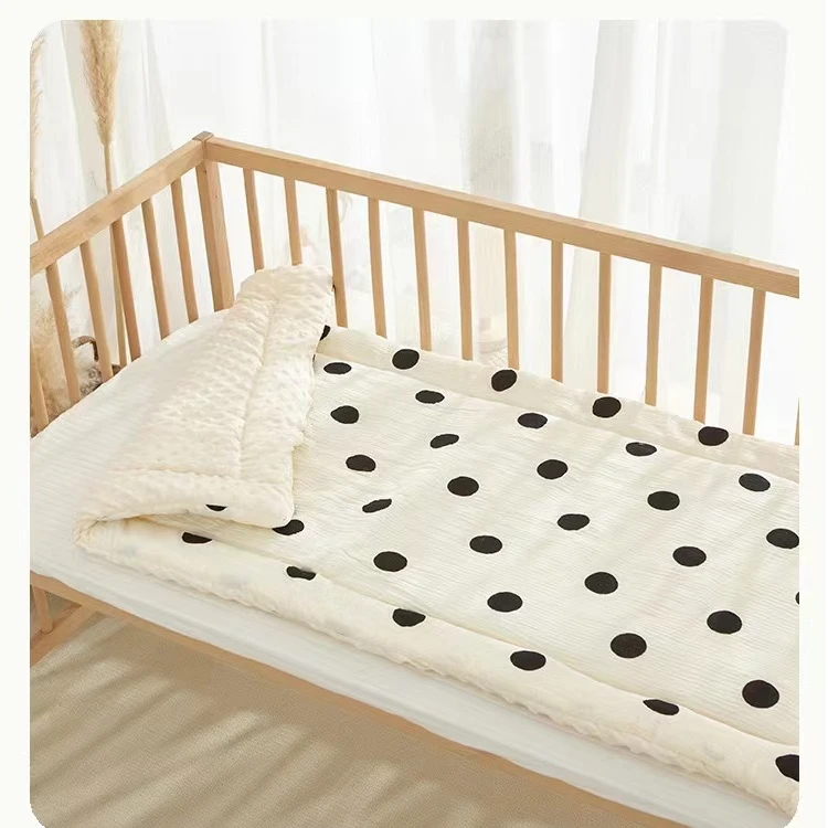 a类儿童幼儿园夹棉褥子宝宝婴儿床豆豆绒褥子婴幼儿加厚豆豆褥子