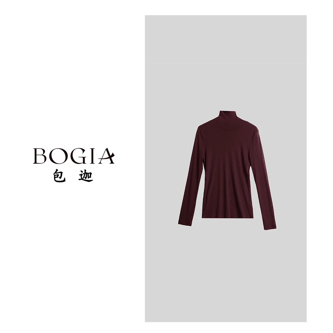 包迦网纱打底衫YYS9319387