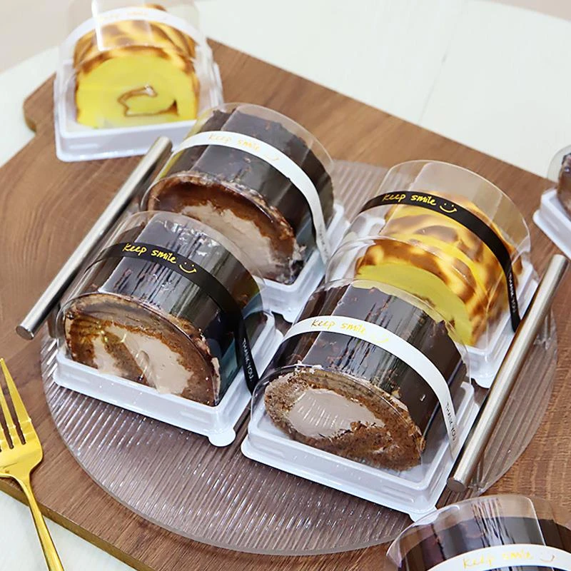 蛋糕卷包装盒加厚单个肉松虎皮梦龙卷日式瑞士卷红丝绒打包盒子