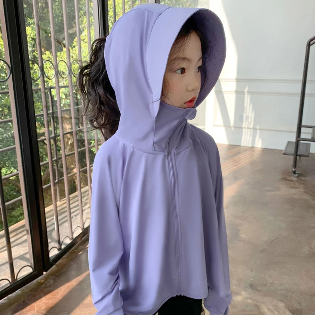 【抖音严选】儿童夏季薄款防晒衣女童防紫外线透气中大童冰丝防晒服