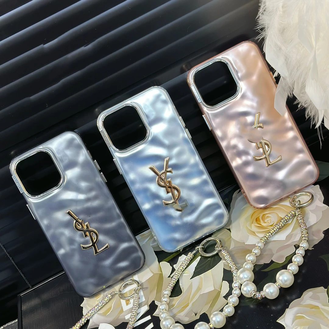 【定制】高级烫银工艺ins简约大孔iPhone15Promax防摔手机壳