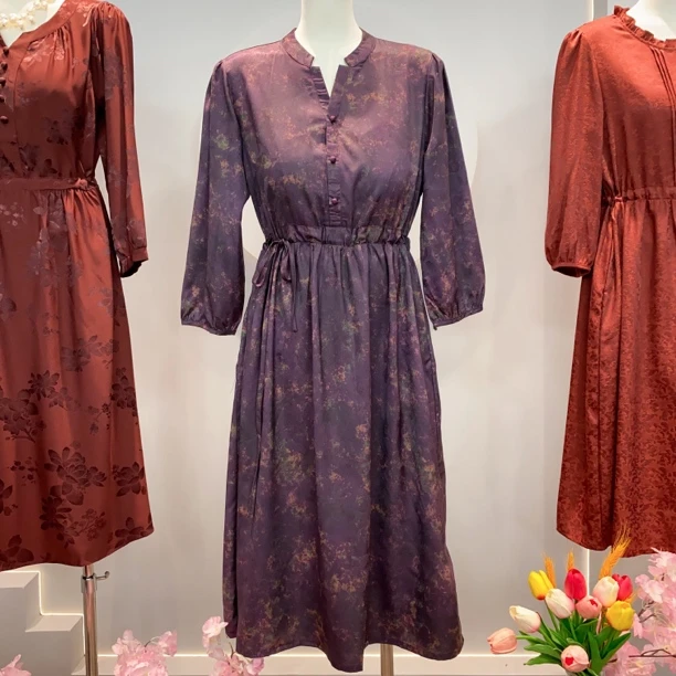 4506 【粉丝专享】高品质秋冬新款气质百搭显瘦连衣裙