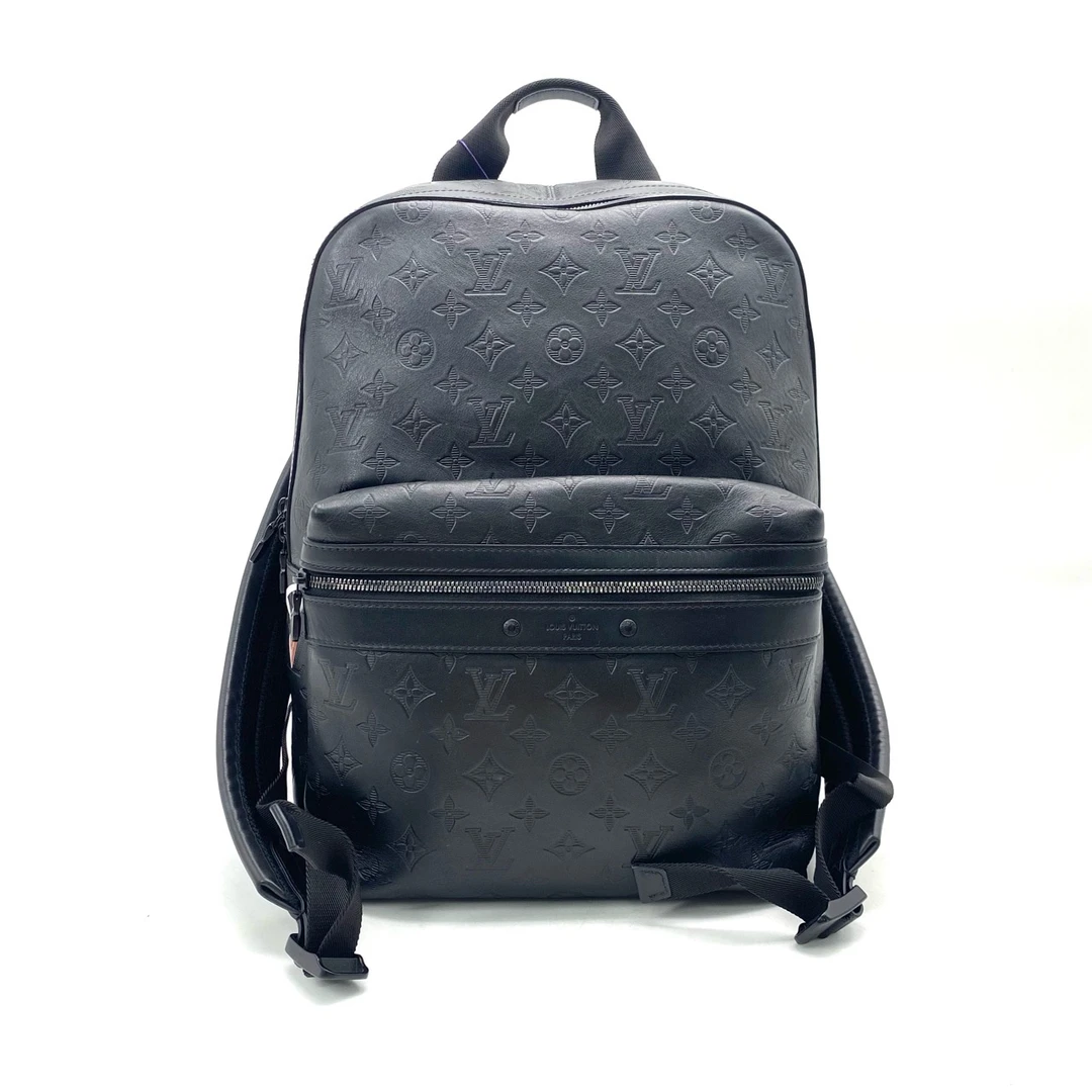 99新 LouisVuitton/路易威登 黑色压花Sprinter双肩包 尺寸32/40