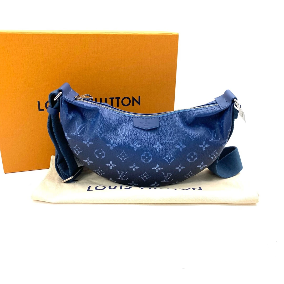 99新 LouisVuitton/路易威登 蓝色渐变hamac手袋尺寸28/15