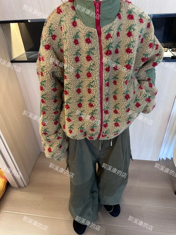 休闲百搭小众设计花朵外套/OQW