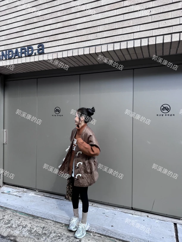 《韩国正品》NO退/牛角扣马甲/1246