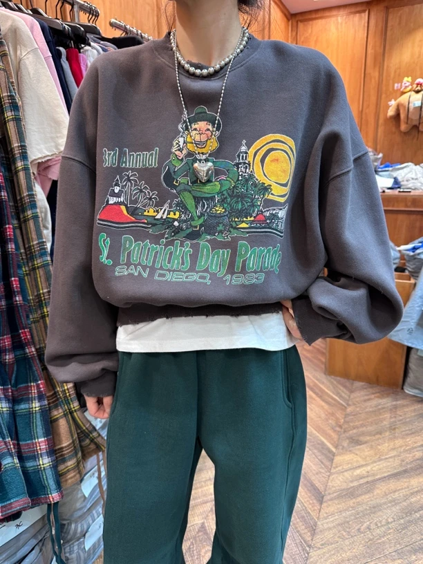 《韩国正品》NO退/大胡子老头卫衣/0075