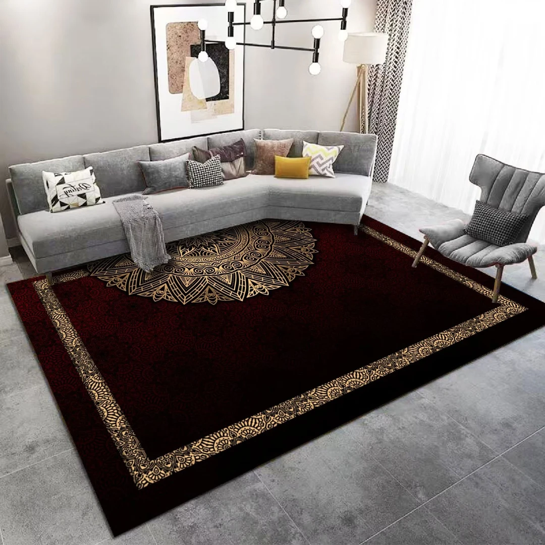 复古波斯土耳其欧式大地毯客厅茶几毯卧室满铺民族风轻奢家用地垫