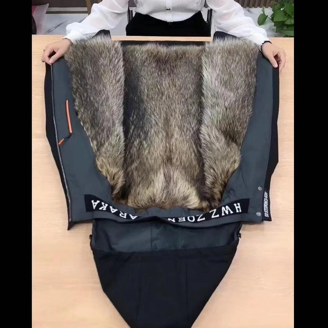 时尚休闲可拆帽 男款派克服 衣长75左右男士保暖冬季短款户外黑色