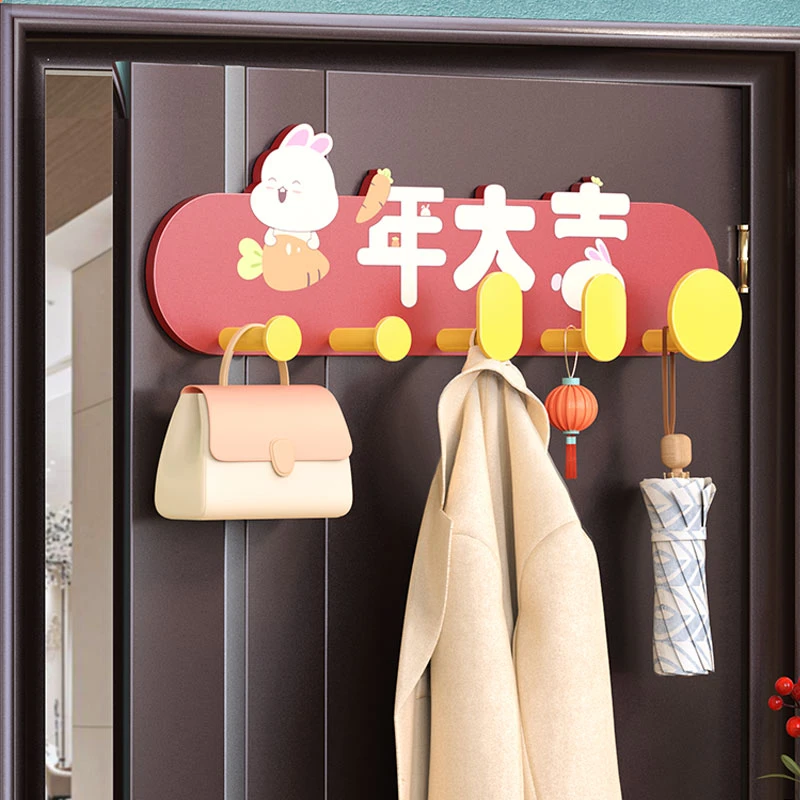 门后挂钩磁吸门后钩防盗门专用金属面免打孔免涂胶磁吸可移动排钩