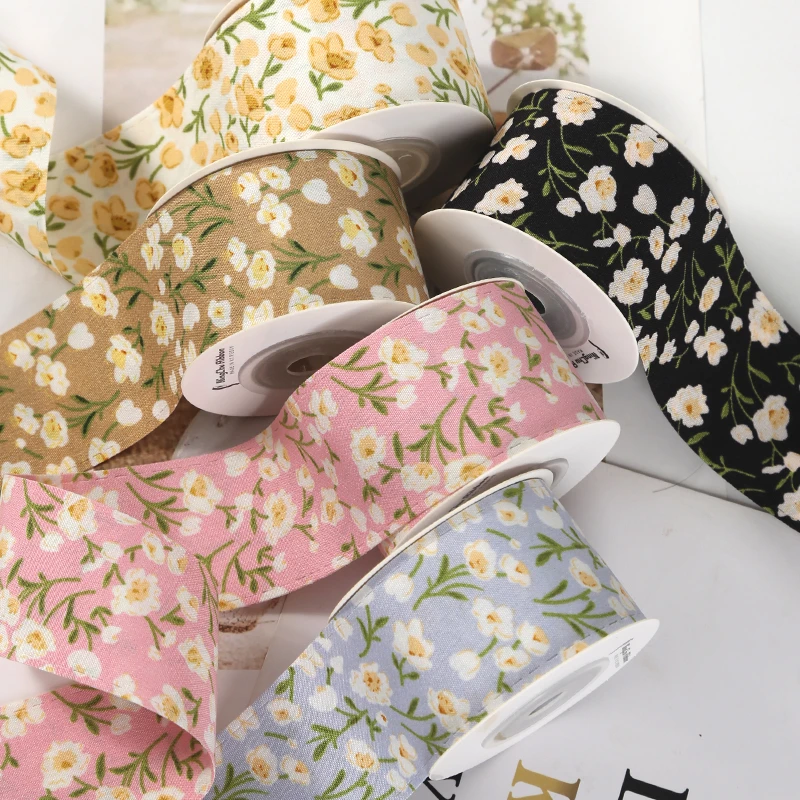 花带织带丝带diy手工蝴蝶结发饰材料彩带布鲜花绑带花艺烘焙包装