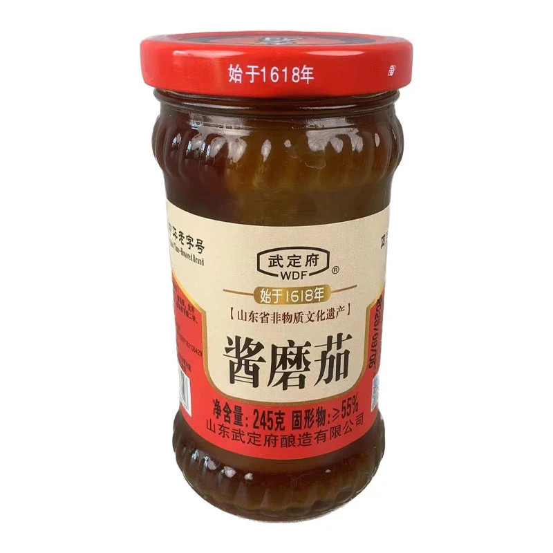 武定府酱菜酱磨茄245g/瓶四百年历史中华老字号山东惠民特产