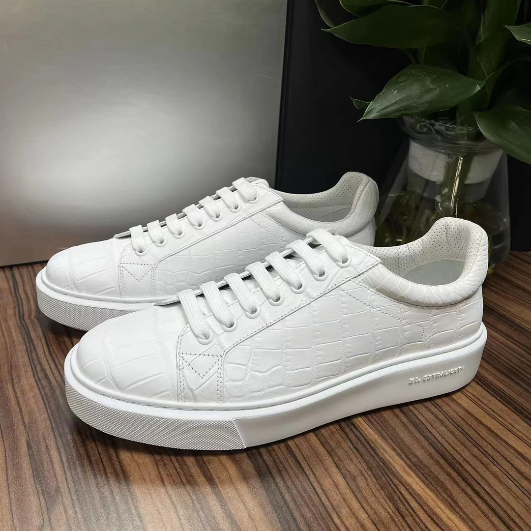 休闲板鞋系带青年车缝线胶粘纯色白色运动韩版透气小白鞋经典轻质