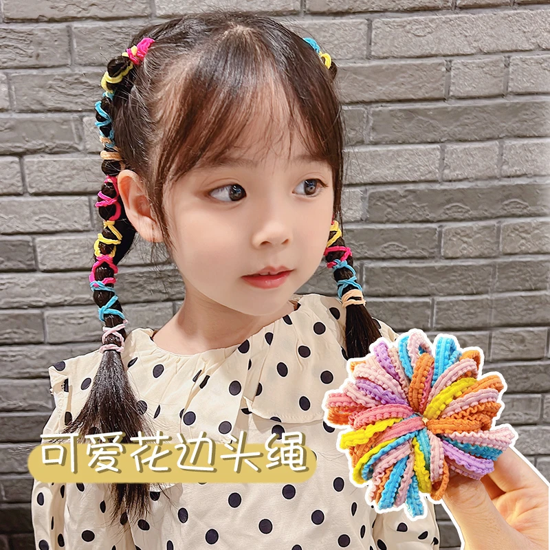 儿童皮筋宝宝发绳不伤发高弹力发圈可爱女童小女孩发饰扎发橡皮筋