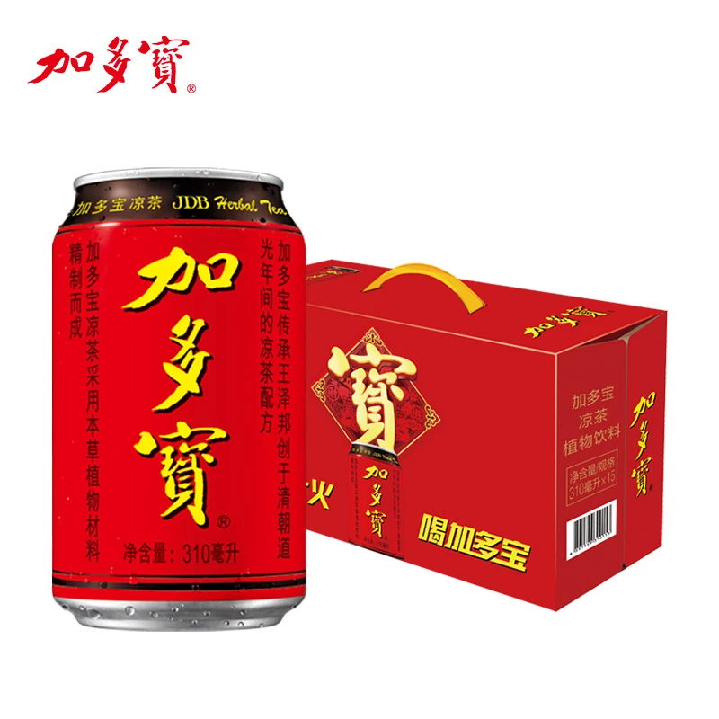 JDB/加多宝310ml*15罐/箱 加多宝罐装草本植物饮料正宗凉茶 C15