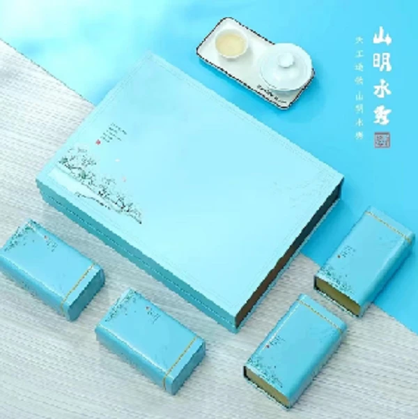 山明水秀节日礼品正宗白茶茶叶高档礼盒装过节送礼高端送长辈年货