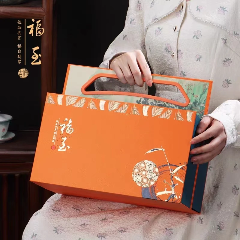 福至双饼普洱茶冰岛正宗熟茶云南大叶种七子饼高档礼盒装年货送礼