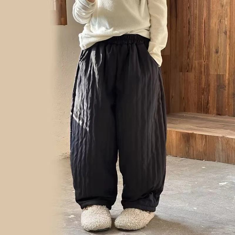 L73韩版夹棉休闲工装裤