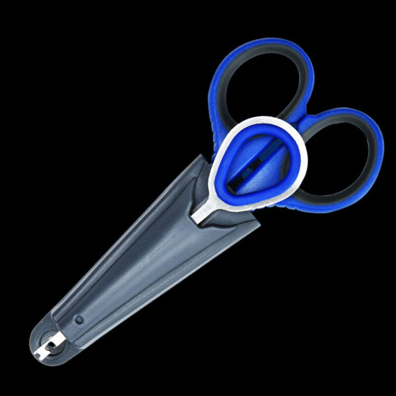 钓鱼剪刀鱼线剪钓箱专用多功能不锈钢三合一铅皮剪pe线剪刀小剪子