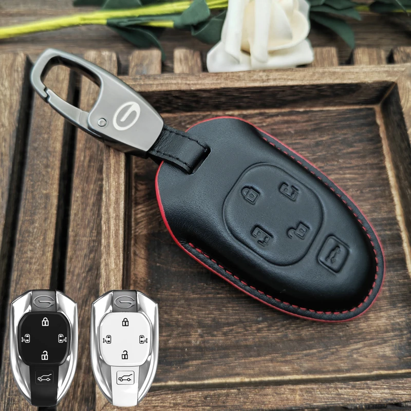 广汽传祺M8钥匙套24款大师宗师领秀至尊版混动传奇E9PRO车包壳扣