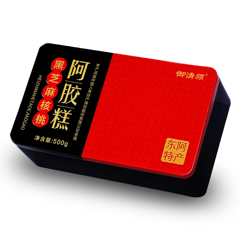 【贵州宗钉钉专属】（拍一发三盒）东阿正宗手工阿胶糕500克/盒