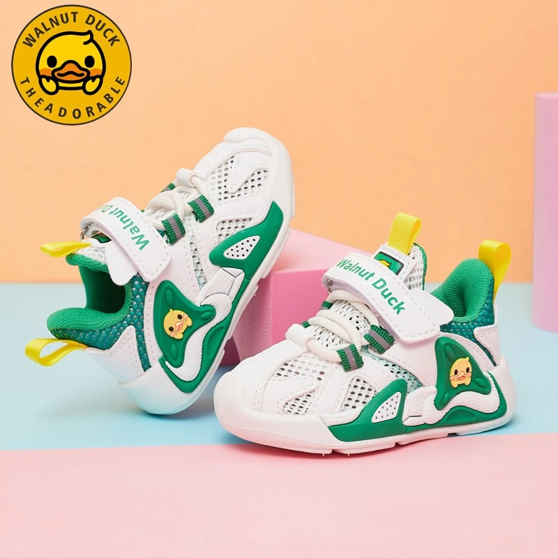 2023夏季新款小黄鸭童鞋网面运动鞋1~3岁童鞋中小童鞋透气网面
