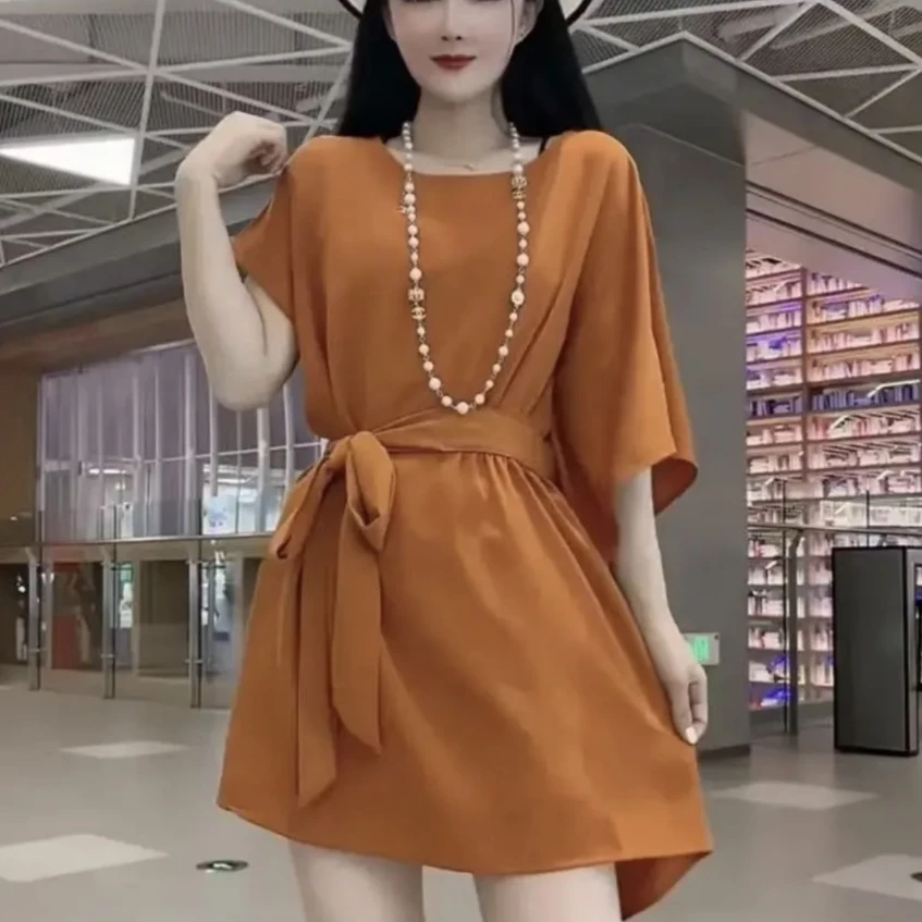 2025款夏季轻奢气质高级感不规则系带收腰洋气上衣+短裤时尚套装