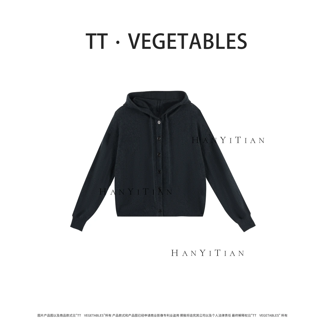 千兰 针织衫宽松秋新款毛衣复古女923496