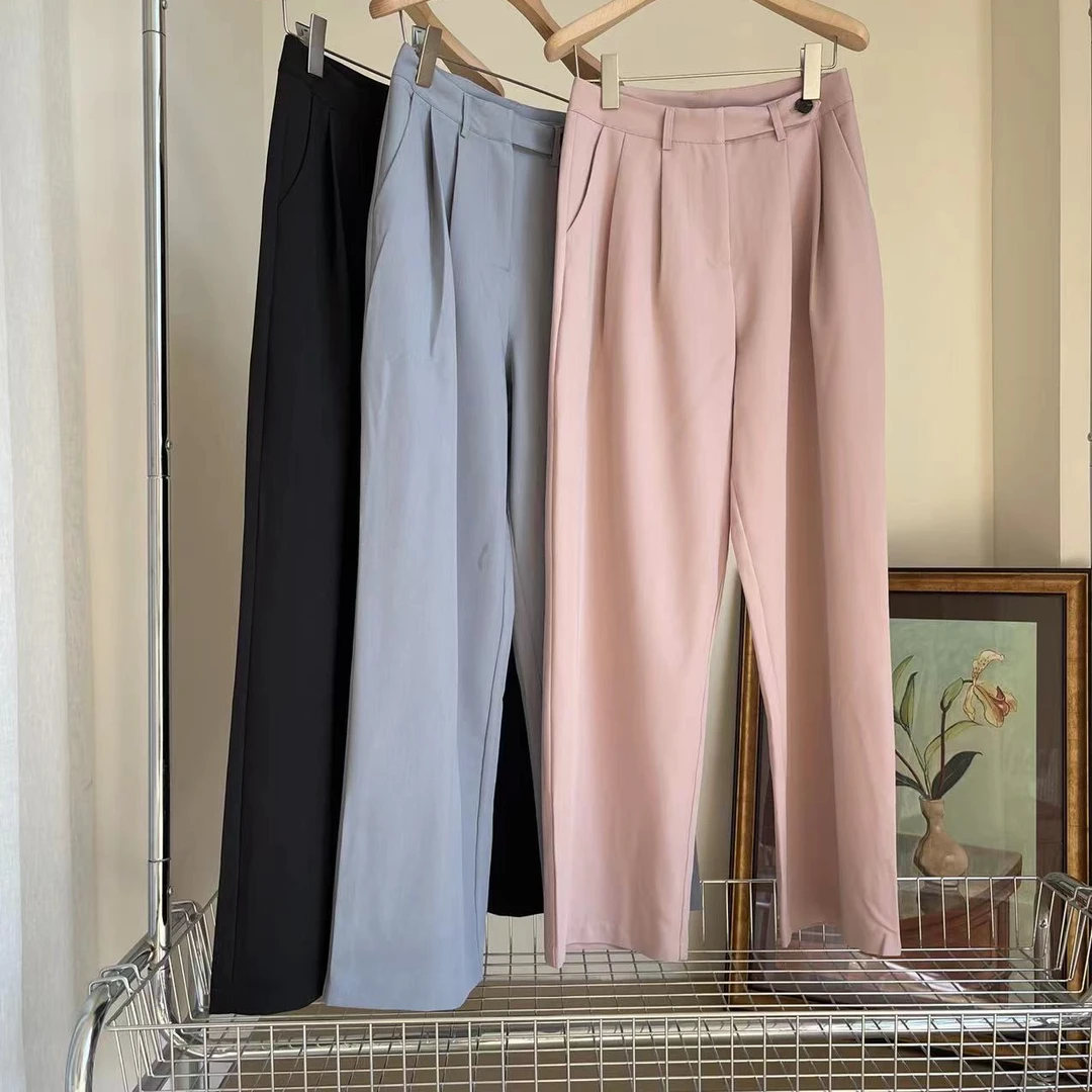 老板娘定制【福利西裤】休闲裤秋冬款简约宽松秋冬季休闲裤317803