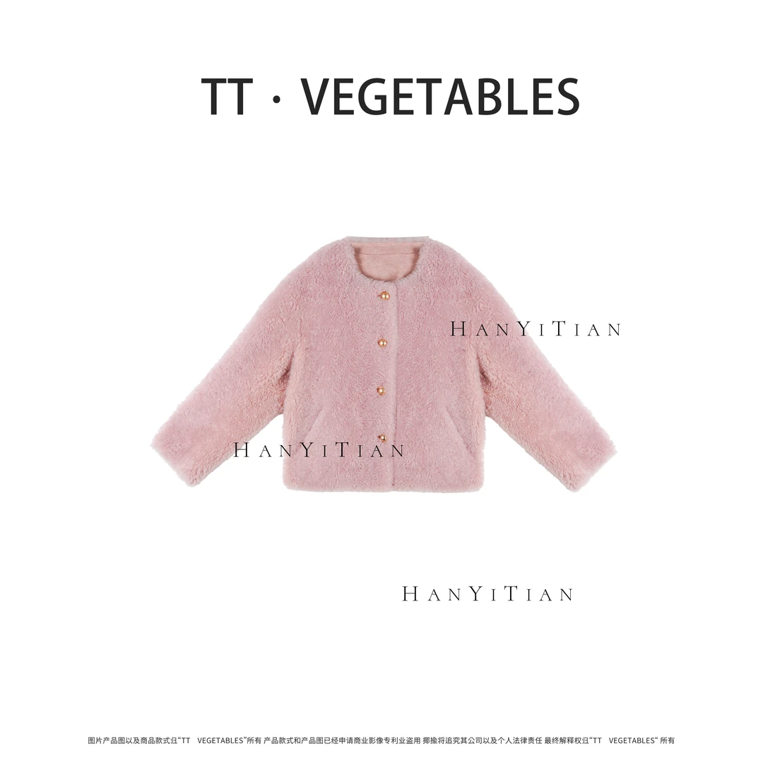 彩云 气质时尚设计感休闲秋季宽松毛毛外套922252