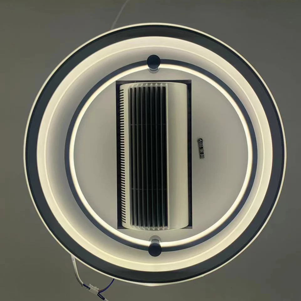 无叶风扇灯LED吸顶灯2024新款客厅灯简约现代大气卧室灯中山灯具