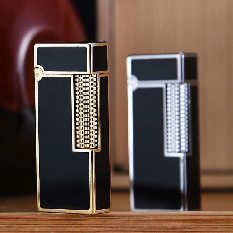 雯雯佐罗煤油打火机树脂侧滑纤巧窄机复古高档防风时尚男士礼品