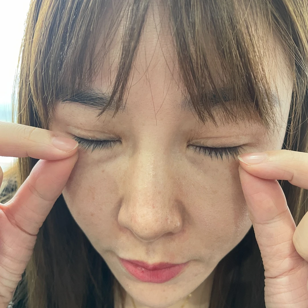 主播以前的照片 睫毛精华浮力