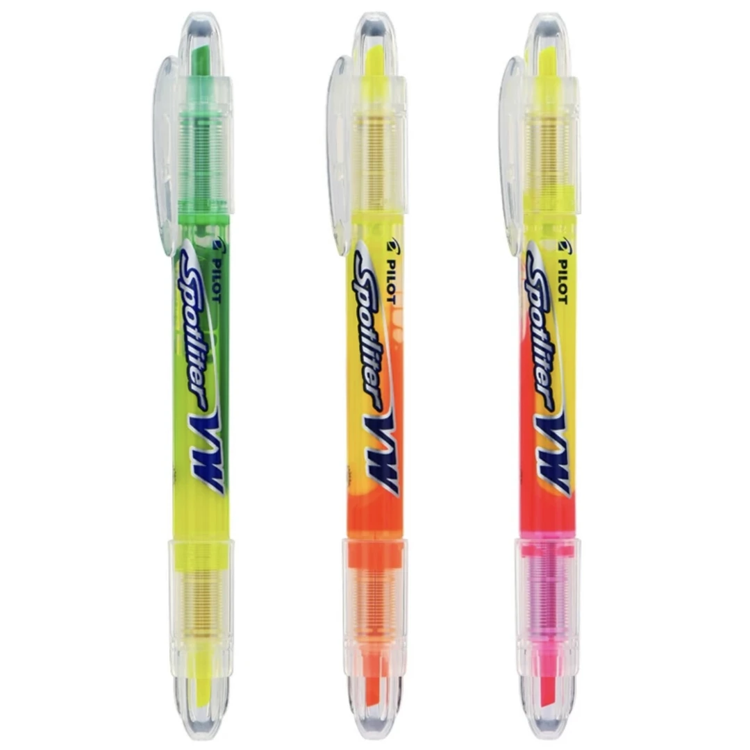 Z034 日本进口双色直液荧光笔*3