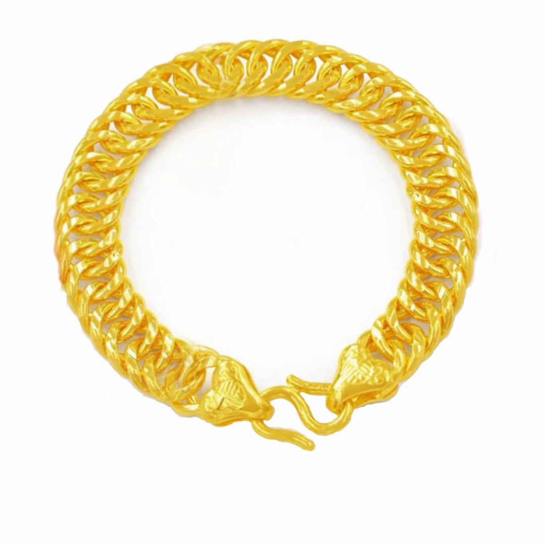 足银手链 男士马鞭手链