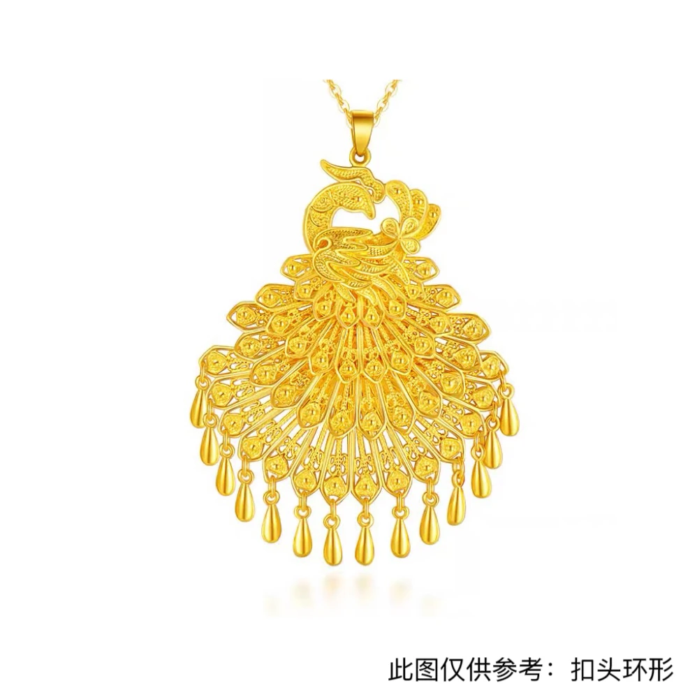 吊坠足银 优雅凤凰来仪吊坠