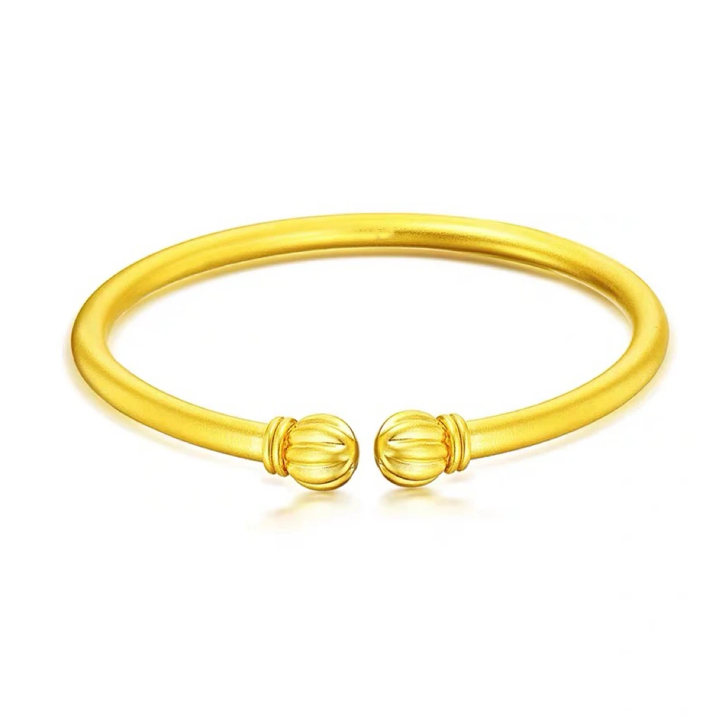 足银手镯 【臻选】经典南瓜手镯