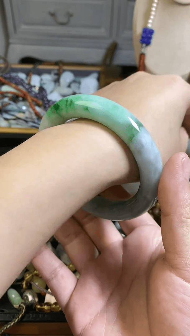 【闪购商品】翡翠手镯未镶嵌珠宝珠宝585
