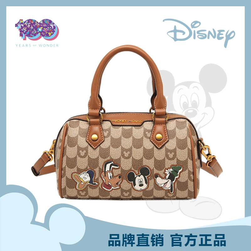 Disney迪士尼「100周年纪念款」迪士尼新款波士顿包高级感百搭女包