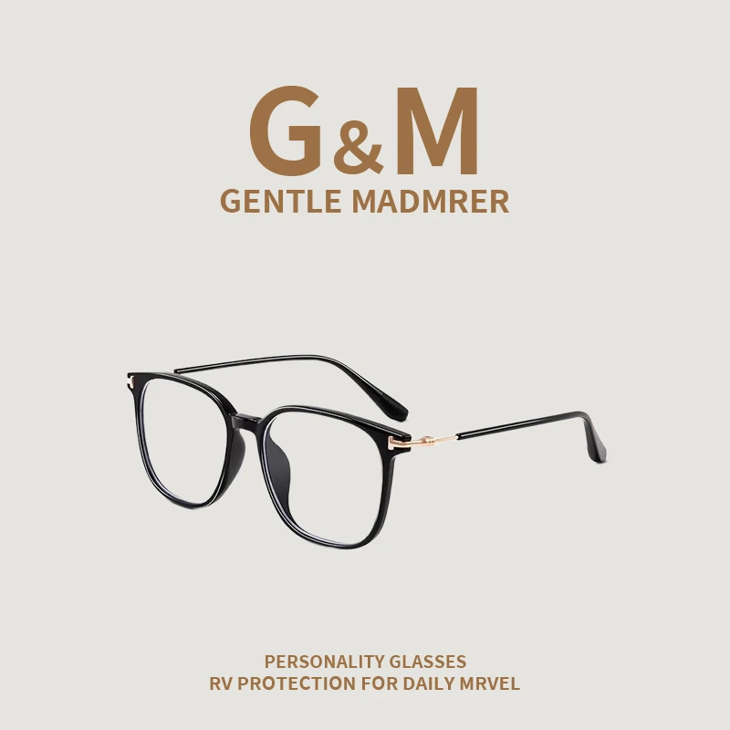 韩国GENTLE MADMRER显白橄榄绿眼镜框女近视镜素颜防蓝光眼镜框架