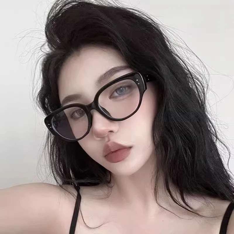 韩国GENTLE MADMRER复古猫眼镜框女显瘦素颜圆脸平光镜配近视度数