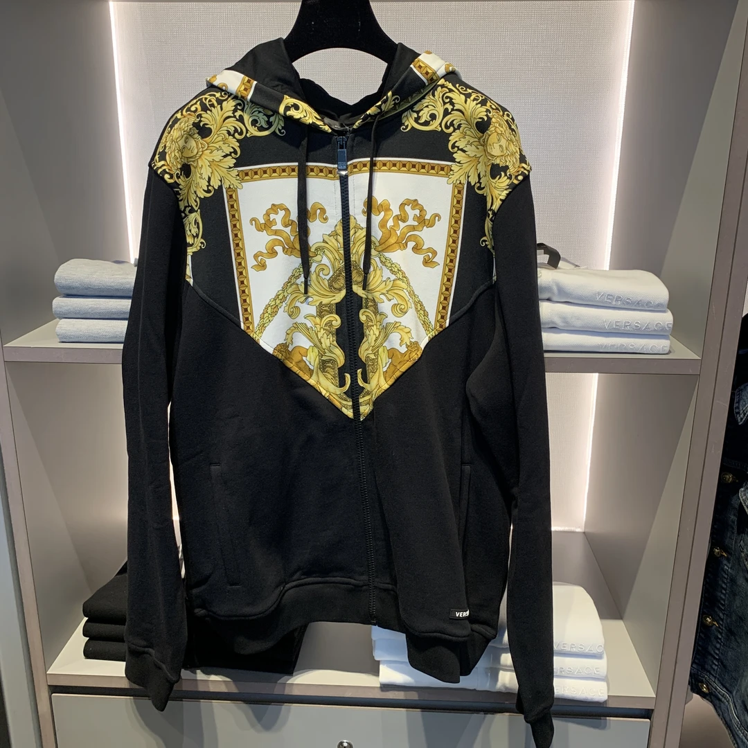 未使用 VERSACE/范思哲 国内现货/男士开衫卫衣巴洛克风