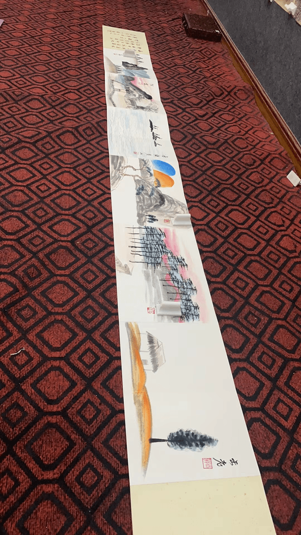 【舞风堂】山水册页画