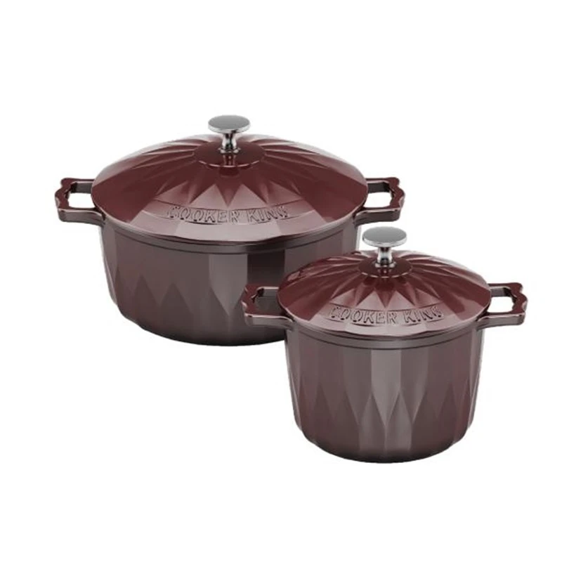 珐琅陶瓷锅双耳汤锅